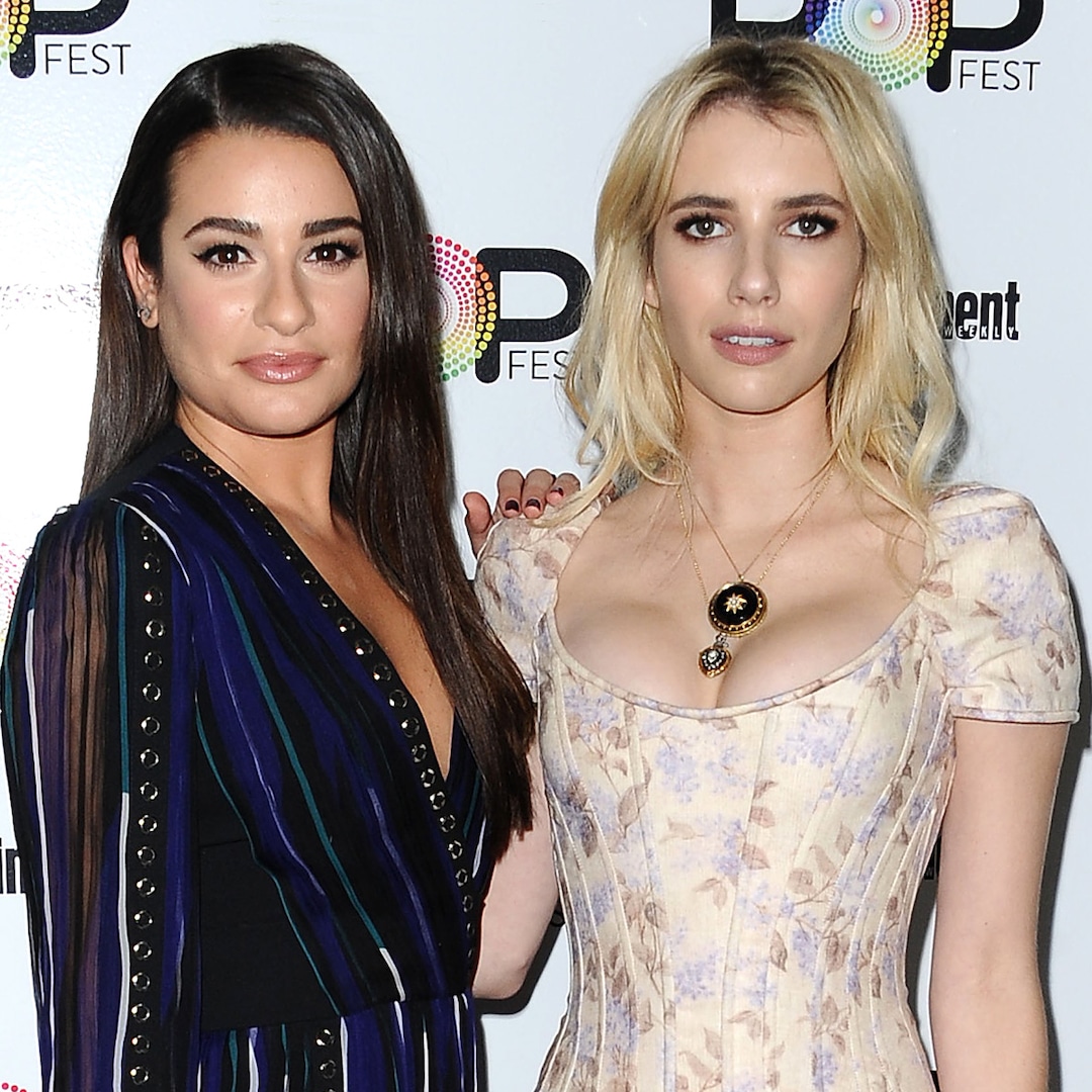 Emma Roberts Laughs Off Rumor Pal Lea Michele Cannot Read – E! Online